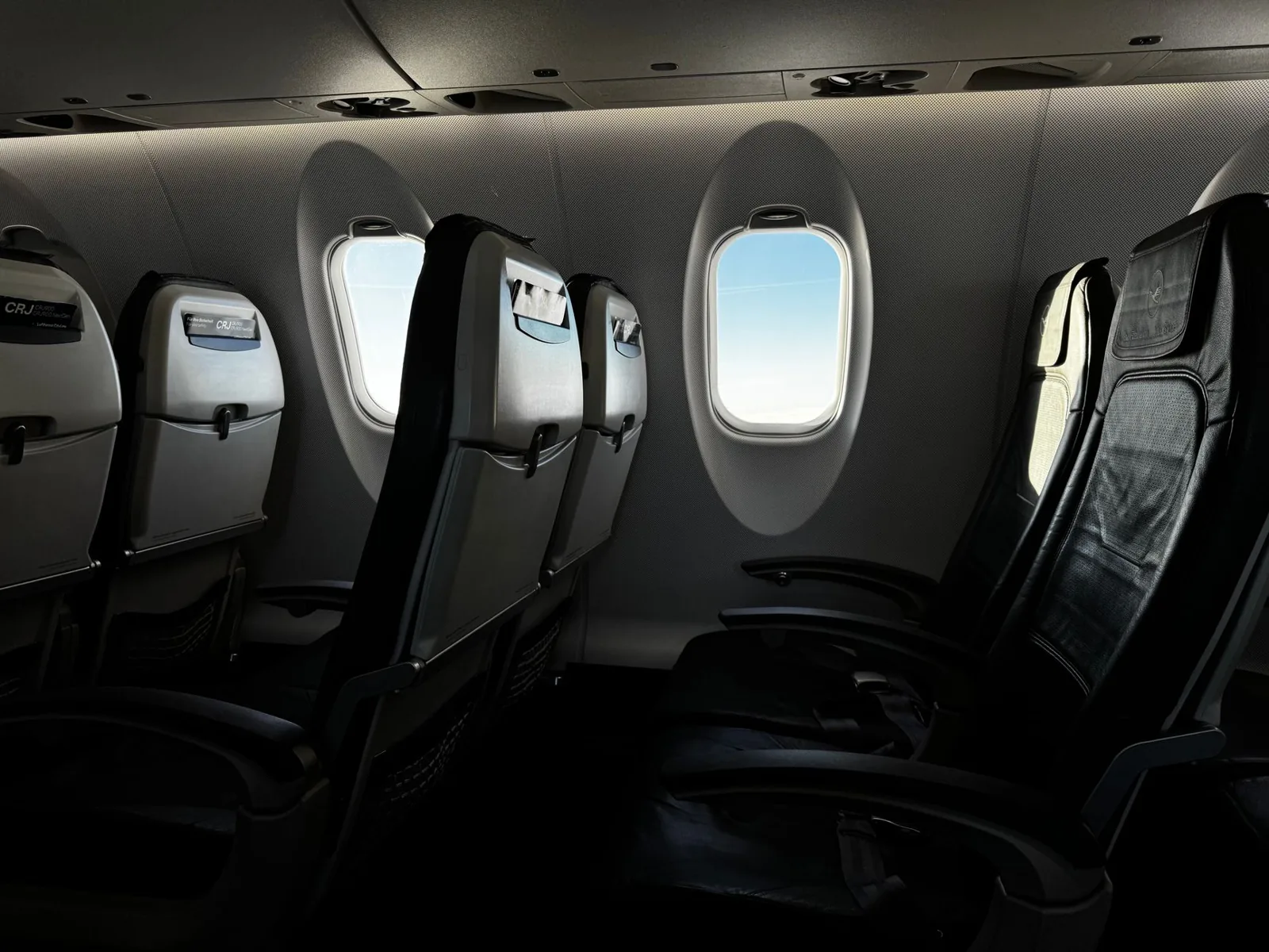 premium economy seat cabin