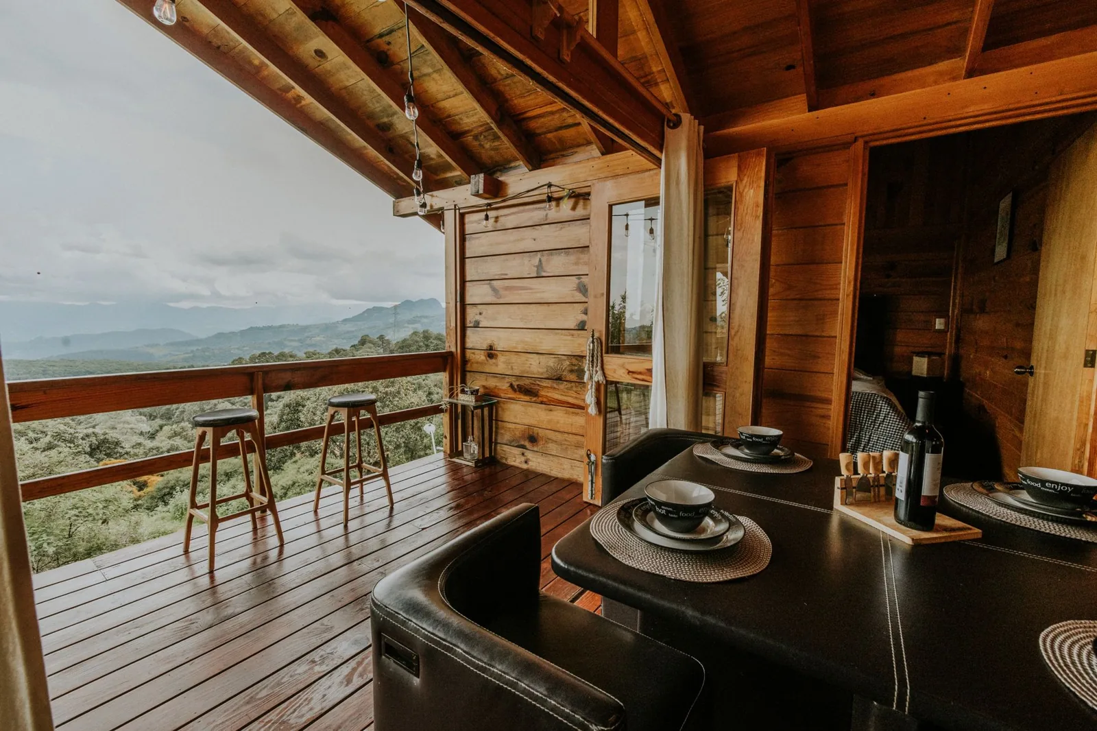 Private vacation rental with a full kitchen and dining space